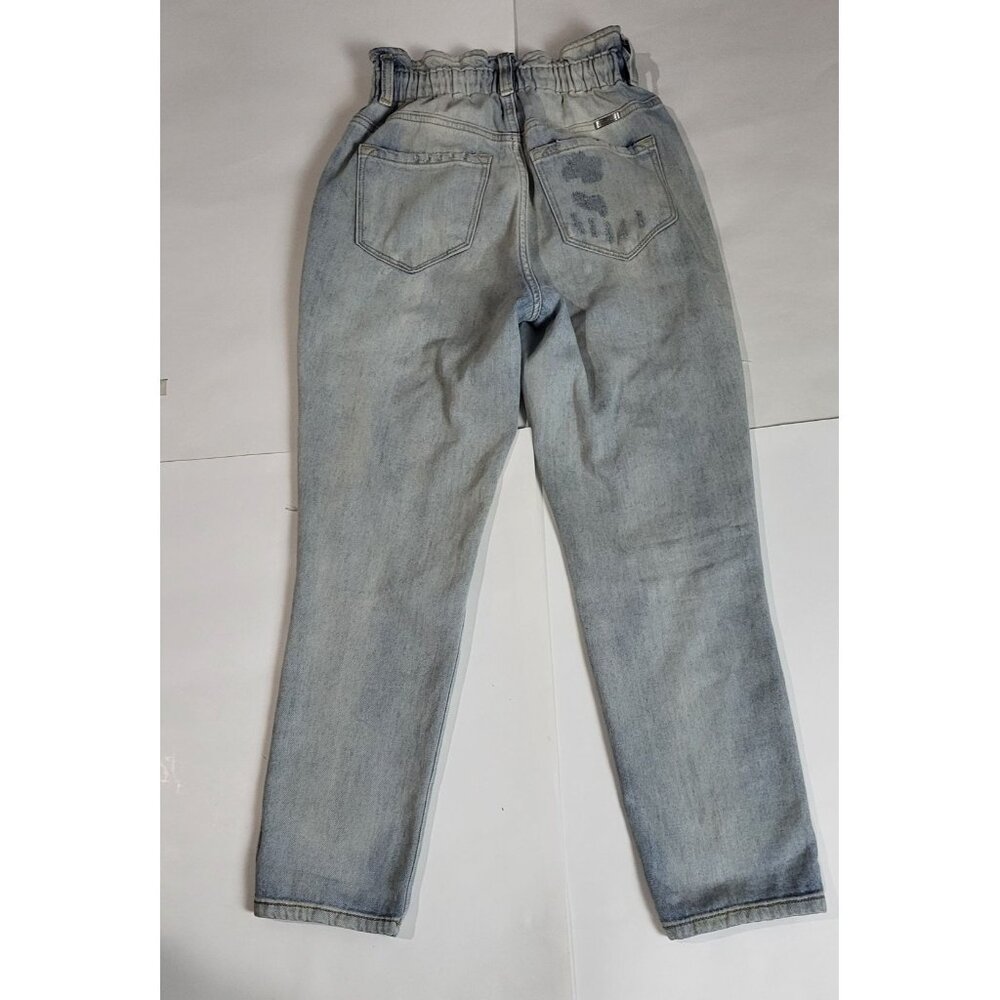 KanCan Light Wash Distressed Denim Jeans High-Waisted Size 3/25 - Picture 3 of 11